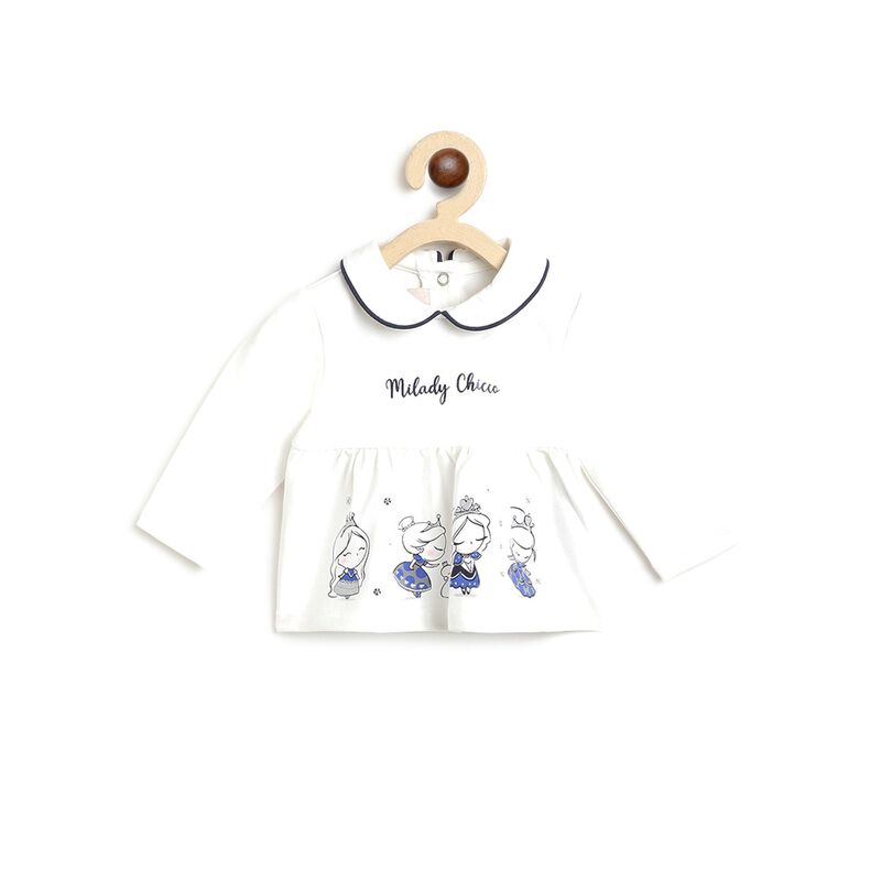 Girls Bronze Long Sleeve Knitted T-Shirt image number null